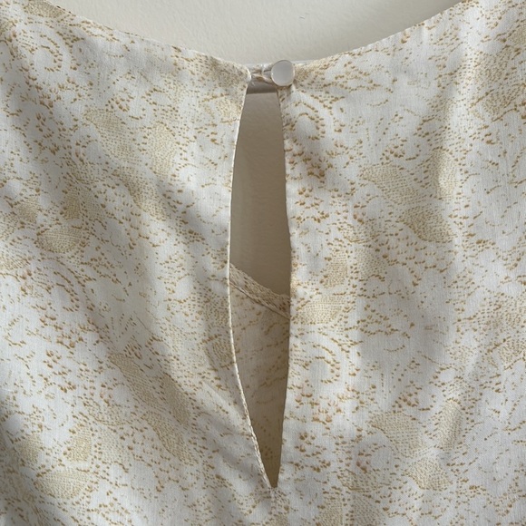 Sundance Short and Sweet Dress Lace Crochet Patchwork Floral Boho mix pattern S - Picture 7 of 7